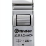 Finder 20.21.9.024.0000 Din Rail Impulse Switch, Grey, Pack of 1-0